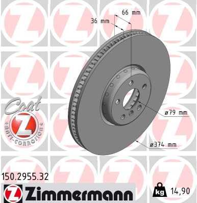 ZIMMERMANN 150.2955.32 EAN: 4250238786504.