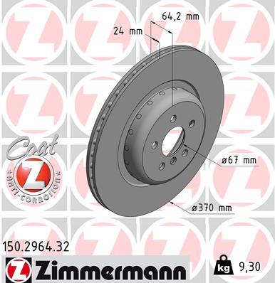 ZIMMERMANN 150.2964.32 EAN: 4250238781462.