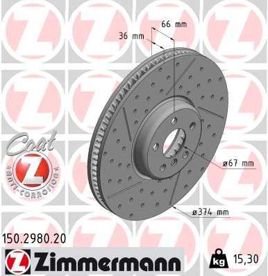 ZIMMERMANN 150.2980.20 EAN: 4250238783510.