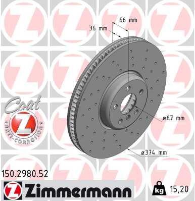 ZIMMERMANN 150.2980.52 EAN: 4250238784029.