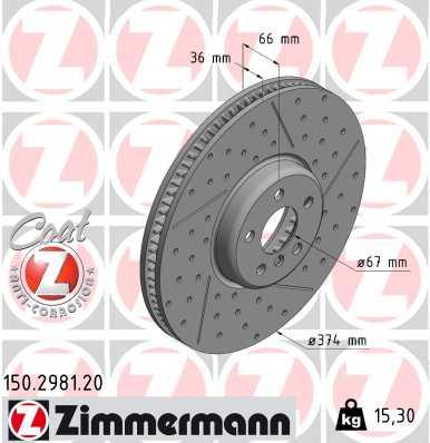 ZIMMERMANN 150.2981.20 EAN: 4250238783527.