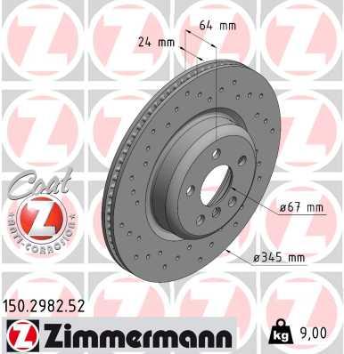 ZIMMERMANN 150.2982.52 EAN: 4250238784104.