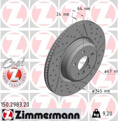 ZIMMERMANN 150.2983.20 EAN: 4250238783657.