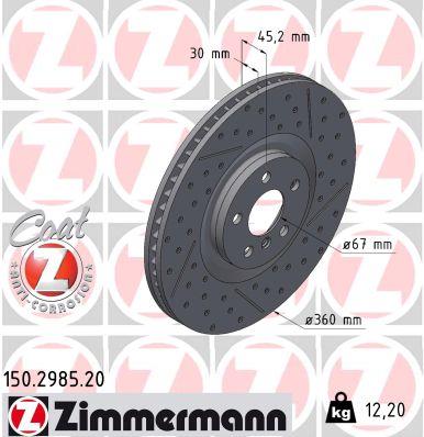 ZIMMERMANN 150.2985.20 EAN: 4250238790525.