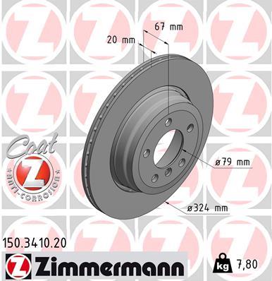 ZIMMERMANN 150.3410.20 EAN: 4250238718611.