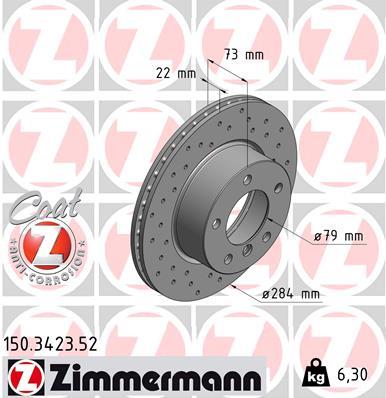 ZIMMERMANN 150.3423.52 EAN: 4250238753483.