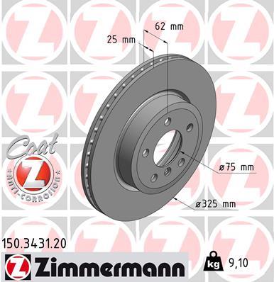 ZIMMERMANN 150.3431.20 EAN: 4250238718727.