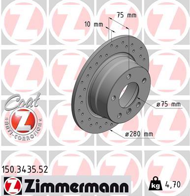 ZIMMERMANN 150.3435.52 EAN: 4250238780250.