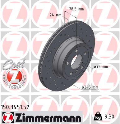 ZIMMERMANN 150.3451.52 EAN: 4250238747314.