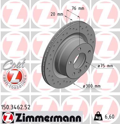 ZIMMERMANN 150.3462.52 EAN: 4250238747338.