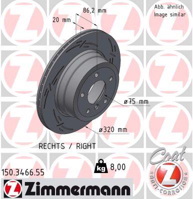 ZIMMERMANN 150.3466.55 EAN: 4250238777700.