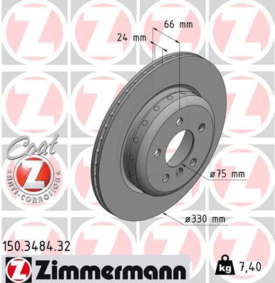ZIMMERMANN 150.3484.32 EAN: 4250238769385.
