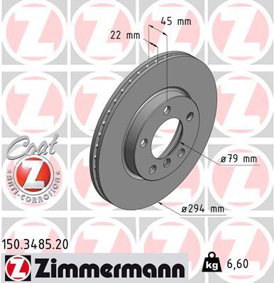 ZIMMERMANN 150.3485.20 EAN: 4250238751830.