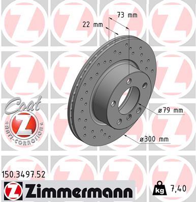 ZIMMERMANN 150.3497.52 EAN: 4250238758846.
