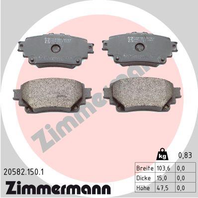 ZIMMERMANN 20582.150.1 Číslo výrobce: 20582. EAN: 4250238788447.