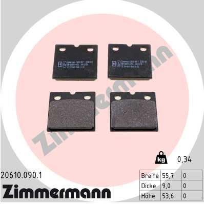 ZIMMERMANN 20610.090.1 Číslo výrobce: 20610. EAN: 4250238786023.