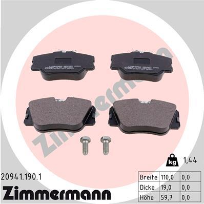 ZIMMERMANN 20941.190.1 Číslo výrobce: 20941. EAN: 4250238730347.