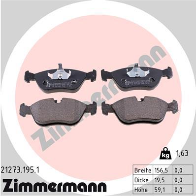 ZIMMERMANN 21273.195.1 Číslo výrobce: 21273. EAN: 4250238734154.
