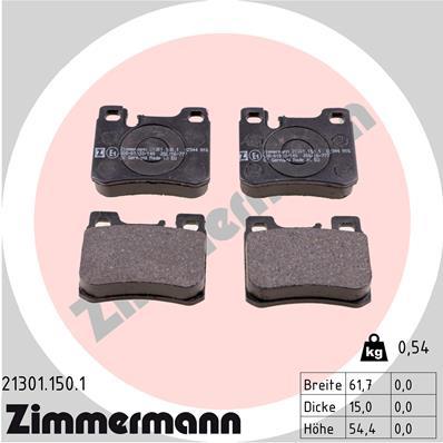 ZIMMERMANN 21301.150.1 Číslo výrobce: 21301. EAN: 4250238734277.