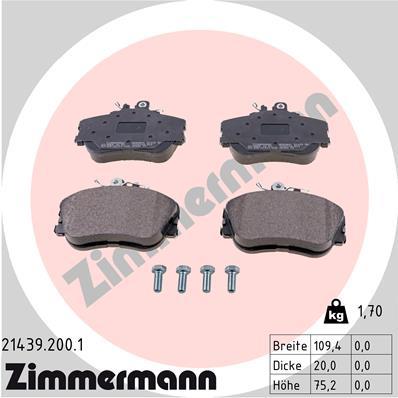 ZIMMERMANN 21439.200.1 Číslo výrobce: 21439. EAN: 4250238734734.