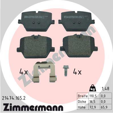 ZIMMERMANN 21474.165.2 Číslo výrobce: 21474. EAN: 4250238788386.