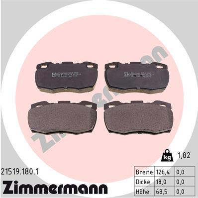 ZIMMERMANN 21519.180.1 Číslo výrobce: 21519. EAN: 4250238735045.