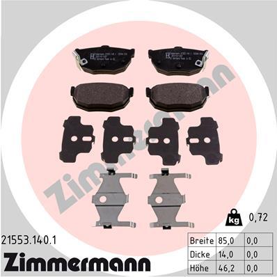ZIMMERMANN 21553.140.1 Číslo výrobce: 21553. EAN: 4250238735175.