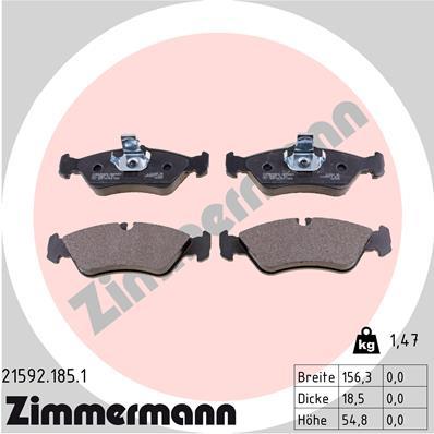 ZIMMERMANN 21592.185.1 Číslo výrobce: 21592. EAN: 4250238735335.
