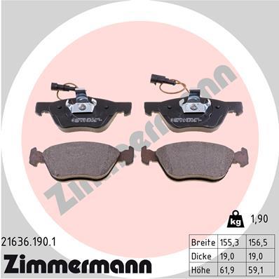 ZIMMERMANN 21636.190.1 Číslo výrobce: 21636. EAN: 4250238735472.