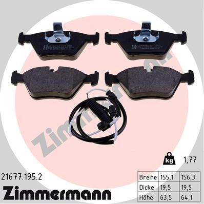 ZIMMERMANN 21677.195.2 Číslo výrobce: 21677. EAN: 4250238735649.