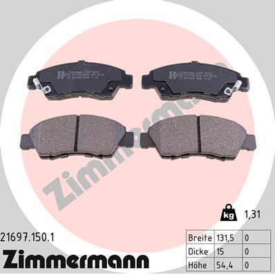 ZIMMERMANN 21697.150.1 Číslo výrobce: 21697. EAN: 4250238735717.