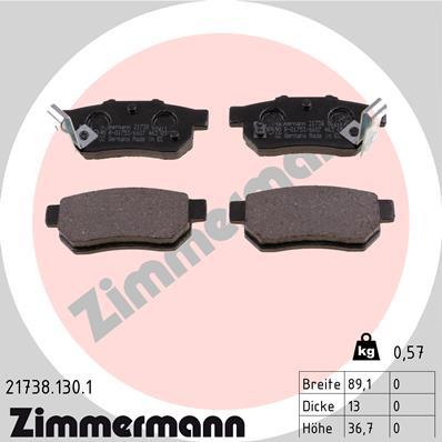 ZIMMERMANN 21738.130.1 Číslo výrobce: 21738. EAN: 4250238735892.