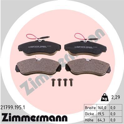ZIMMERMANN 21799.195.1 Číslo výrobce: 21799. EAN: 4250238736028.