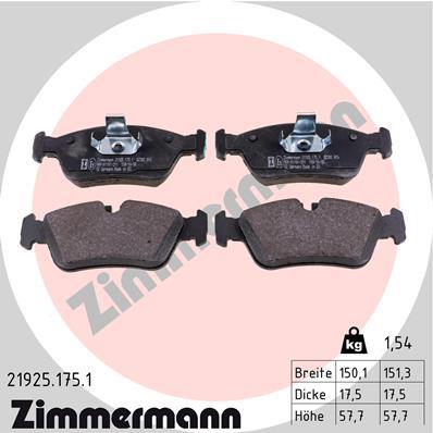 ZIMMERMANN 21925.175.1 Číslo výrobce: 21925. EAN: 4250238736462.