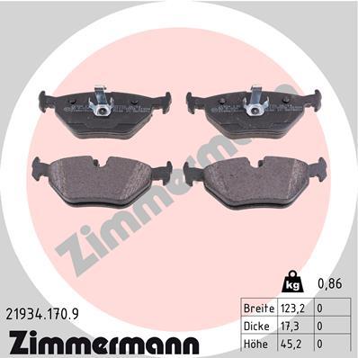 ZIMMERMANN 21934.170.9 Číslo výrobce: 21934. EAN: 4250238745518.