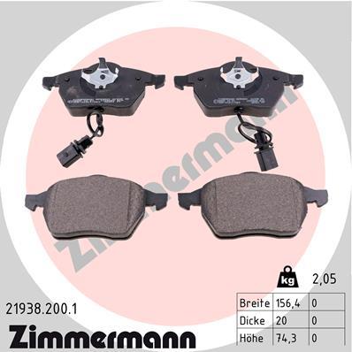 ZIMMERMANN 21938.200.1 Číslo výrobce: 20676. EAN: 4250238736561.
