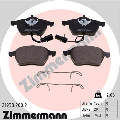 ZIMMERMANN 21938.200.2 Číslo výrobce: 20676. EAN: 4250238760320.
