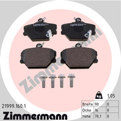 ZIMMERMANN 21999.160.1 Číslo výrobce: 21999. EAN: 4250238736738.