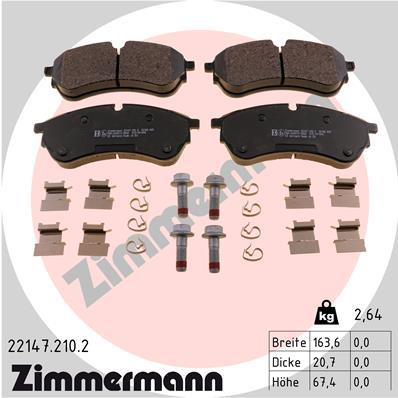 ZIMMERMANN 22147.210.2 Číslo výrobce: 22147. EAN: 4250238782537.