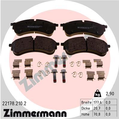 ZIMMERMANN 22178.210.2 Číslo výrobce: 22178. EAN: 4250238782056.