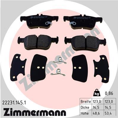ZIMMERMANN 22231.145.1 Číslo výrobce: 22231. EAN: 4250238785897.