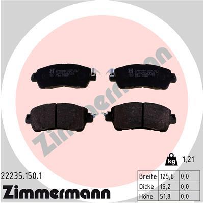 ZIMMERMANN 22235.150.1 Číslo výrobce: 22235. EAN: 4250238775898.