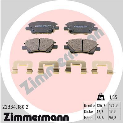 ZIMMERMANN 22334.180.2 Číslo výrobce: 22334. EAN: 4250238785309.