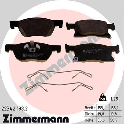 ZIMMERMANN 22342.198.2 Číslo výrobce: 22342. EAN: 4250238778264.