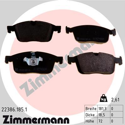 ZIMMERMANN 22386.185.1 Číslo výrobce: 22386. EAN: 4250238778233.