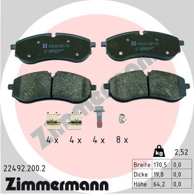 ZIMMERMANN 22492.200.2 Číslo výrobce: 22492. EAN: 4250238788669.