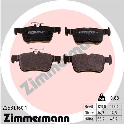 ZIMMERMANN 22531.160.1 Číslo výrobce: 22531. EAN: 4250238781127.