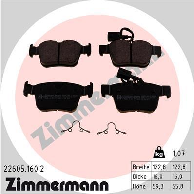 ZIMMERMANN 22605.160.2 Číslo výrobce: 22605. EAN: 4250238782148.
