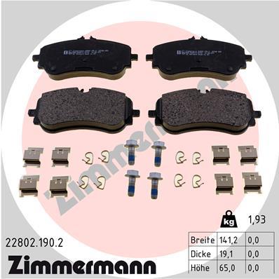 ZIMMERMANN 22802.190.2 Číslo výrobce: 22802. EAN: 4250238783152.