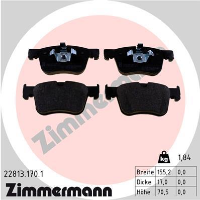 ZIMMERMANN 22813.170.1 Číslo výrobce: 22813. EAN: 4250238781981.